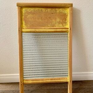 Antique Cupples Glass Washboard 13/23 Inch